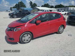 2019 Honda Fit LX with VIN 3HGGK5H40KM712085, listed as a Copart auction lot 63646395 with 37,270 mi miles and Salvage title. Bid and sale history available at DreamBid. Image 1.
