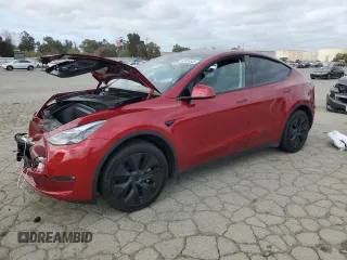 2024 Tesla Model Y Long Range с VIN 7SAYGAEE2RF214126, выставлен на аукционе Copart как лот 53526545 с пробегом 8 380 миль миль и Списание • Salvage title. История ставок и продаж доступна на DreamBid. Изображение 1.