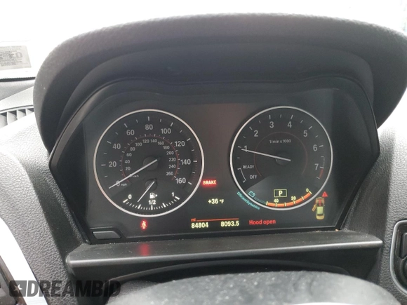 2015 BMW 2 Series 228i xDrive with VIN WBA1F7C55FVX95879, listed as a Copart auction lot 50167085 with 84,804 mi miles and Salvage Title. Bid and sale history available at carsss.com. Image 9.
