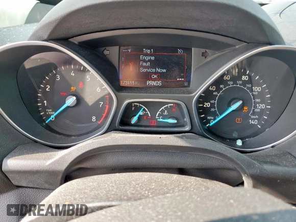 2017 Ford Escape S с VIN 1FMCU0F78HUC89912, выставлен на аукционе Copart как лот 65160875 с пробегом 173 111 миль миль и Списание • Salvage title. История ставок и продаж доступна на DreamBid. Изображение 9.