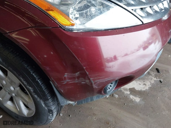 2006 Nissan Murano SL with VIN JN8AZ08W96W522400, listed as a IAAI auction lot 41510017 with 123,933 mi miles. Bid and sale history available at carsss.com. Image 6.