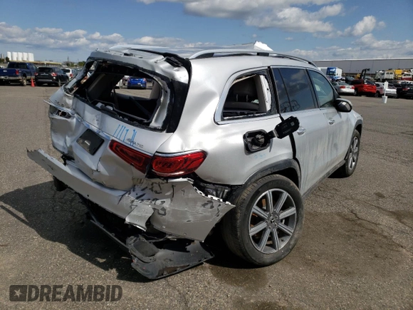 2020 Mercedes-Benz GLS 450 with VIN 4JGFF5KE7LA213083, listed as a Copart auction lot 42807832 with Not Provided miles and Non Repairable. Bid and sale history available at DreamBid. Image 4.