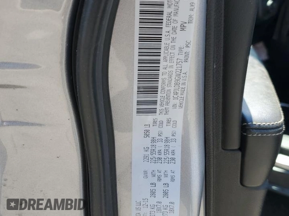 2016 Jeep Cherokee Limited z VIN 1C4PJLDB9GW221757, wystawiony jako Copart lot #60102155 z przebiegiem 114 663 mil mil oraz Szkoda całkowita • Salvage title. Historia ofert i sprzedaży dostępna na DreamBid. Obrazek 12.