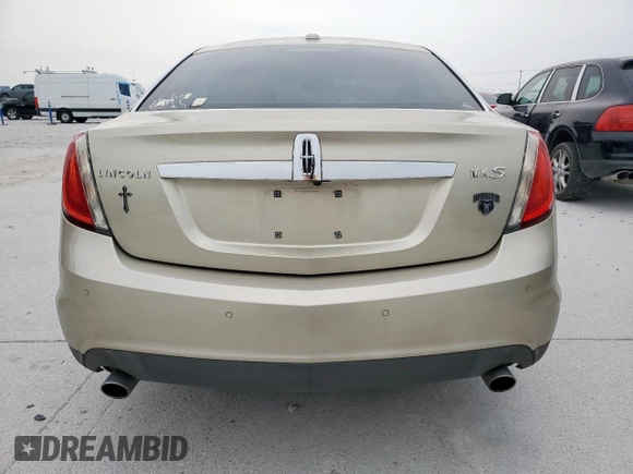 2010 Lincoln MKS with VIN 1LNHL9DR9AG607557, listed as a Copart auction lot 53779785 with 190,249 mi miles and Salvage Title. Bid and sale history available at DreamBid. Image 6.