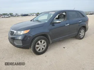 2012 Kia Sorento LX with VIN 5XYKT3A18CG255910, listed as a Copart auction lot 50632215 with 290,384 mi miles and Salvage Title. Bid and sale history available at carsss.com. Image 1.