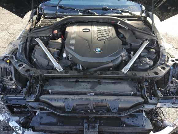 2020 BMW Z4 sDriveM40i with VIN WBAHF9C02LWW55809, listed as a Copart auction lot 48812855 with 39,680 mi miles and Salvage Title. Bid and sale history available at carsss.com. Image 11.