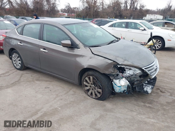 2015 Nissan Sentra SR with VIN 3N1AB7AP8FL638384, listed as a IAAI auction lot 41321674 with 104,023 mi miles and . Bid and sale history available at DreamBid. Image 1.