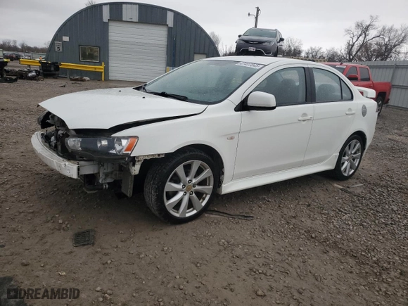 2012 Mitsubishi Lancer GT with VIN JA32U8FW6CU014598, listed as a Copart auction lot 47407045 with 115830 miles and Salvage Title. Bid and sale history available at carsss.com. Image 1.