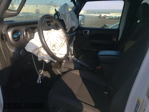 2023 Jeep Wrangler Willys with VIN 1C4HJXDG5PW543450, listed as a Copart auction lot 78455624 with 30,595 mi miles and Salvage Title. Bid and sale history available at DreamBid. Image 7.