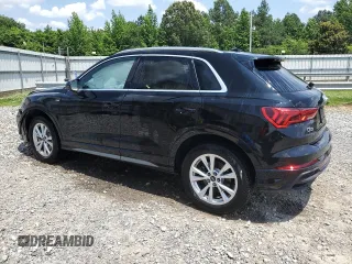2025 Audi Q3 S line Premium z VIN WA1DECF35S1006731, wystawiony jako Copart lot #59266765 z przebiegiem 11 198 mil mil oraz Tytuł czysty. Historia ofert i sprzedaży dostępna na DreamBid. Obrazek 2.
