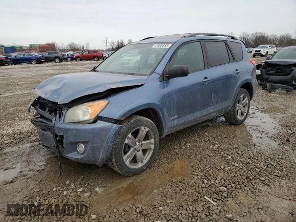 2010 Toyota RAV4 Sport with VIN JTMRF4DV6AD034554, listed as a Copart auction lot 42935655 with 0 mi miles and Salvage Title. Bid and sale history available at carsss.com. Image 1.