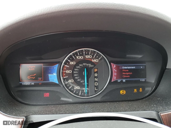 2013 Ford Edge Limited with VIN 2FMDK3K90DBA52169, listed as a Copart auction lot 49782055 with 140,207 mi miles and Salvage Title. Bid and sale history available at carsss.com. Image 9.