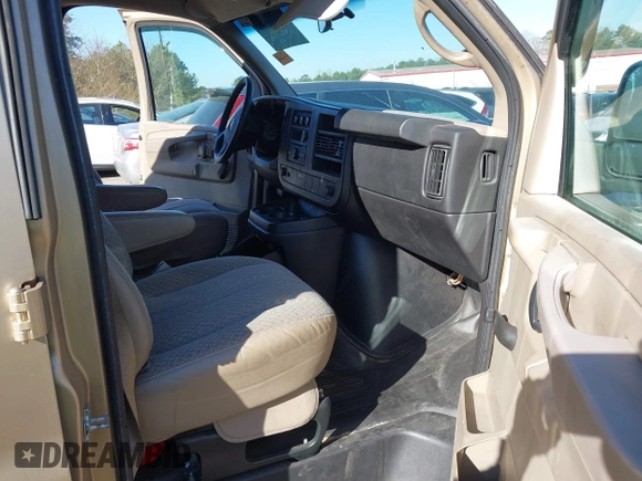2011 Chevrolet Express Cargo with VIN 1GCSGAFX3B1170378, listed as a IAAI auction lot 41610588 with 175,177 mi miles and . Bid and sale history available at DreamBid. Image 5.