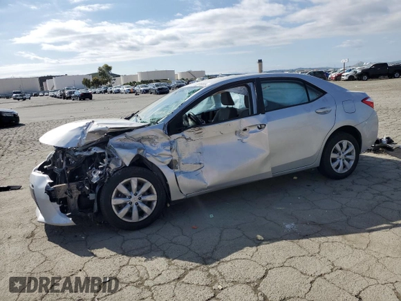 2016 Toyota Corolla L with VIN 5YFBURHE1GP431111, listed as a Copart auction lot 53712075 with 34,534 mi miles and Salvage Title. Bid and sale history available at DreamBid. Image 1.
