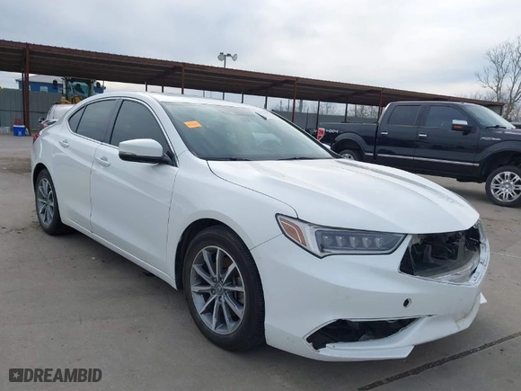 2018 Acura TLX with VIN 19UUB1F37JA004207, listed as a IAAI auction lot 41702092 with 116,046 mi miles. Bid and sale history available at carsss.com. Image 1.