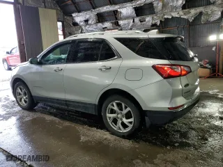 2018 Chevrolet Equinox Premier with VIN 2GNAXVEV7J6189280, listed as a Copart auction lot 44496315 with 52,293 mi miles and Salvage Title. Bid and sale history available at carsss.com. Image 2.