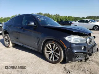 2016 BMW X6 xDrive50i with VIN 5UXKU6C58G0R33838, listed as a Copart auction lot 50343333 with 69,567 mi miles. Bid and sale history available at carsss.com. Image 4.