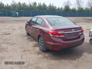 2014 Honda Civic Sedan EX-L with VIN 19XFB2F92EE056896, listed as a IAAI auction lot 41808362 with 88,714 mi miles. Bid and sale history available at carsss.com. Image 3.