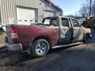 2022 Ram 1500 Big Horn z VIN 1C6SRFBT1NN162956, wystawiony jako Copart lot #49651225 z przebiegiem Nie podano mil oraz Szkoda całkowita • Salvage title. Historia ofert i sprzedaży dostępna na DreamBid. Obrazek 3.
