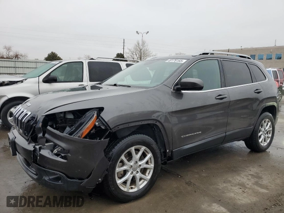 2017 Jeep Cherokee Latitude with VIN 1C4PJMCS3HW615831, listed as a Copart auction lot 48176165 with 103,633 mi miles and Salvage Title. Bid and sale history available at carsss.com. Image 1.