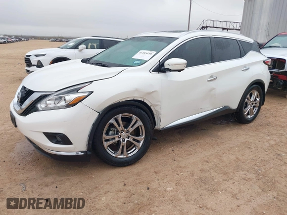 2015 Nissan Murano Platinum z VIN 5N1AZ2MG8FN248579, wystawiony jako IAAI lot #41185530 z przebiegiem 37 363 mil mil oraz . Historia ofert i sprzedaży dostępna na DreamBid. Obrazek 20.