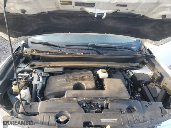 2017 Nissan Pathfinder S with VIN 5N1DR2MN0HC674566, listed as a Copart auction lot 83071494 with 130,135 mi miles and Salvage Title. Bid and sale history available at carsss.com. Image 13.