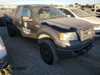 2007 Ford F-150 STX with VIN 1FTRX14W97FA31309, listed as a Copart auction lot 85518534 with 194,447 mi miles and Clean Title. Bid and sale history available at carsss.com. Image 4.