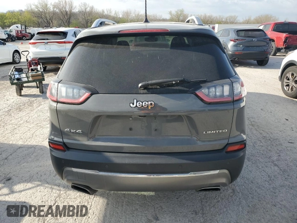 2020 Jeep Cherokee Limited z VIN 1C4PJMDX4LD617800, wystawiony jako Copart lot #52169345 z przebiegiem 44 544 mil mil oraz Szkoda całkowita • Salvage title. Historia ofert i sprzedaży dostępna na DreamBid. Obrazek 6.