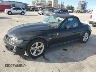 2002 BMW Z3 2.5i with VIN 4USCN33432LK52173, listed as a Copart auction lot 70557454 with 0 mi miles and Salvage Title. Bid and sale history available at carsss.com. Image 1.