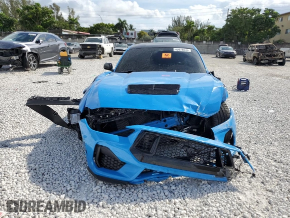 2024 Ford Mustang GT with VIN 1FA6P8CF7R5433731, listed as a Copart auction lot 45878835 with Not provided miles and Non repairable. Bid and sale history available at DreamBid. Image 5.