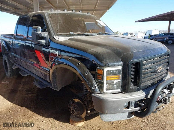 2008 Ford Super Duty F-250 SRW XL with VIN 1FTSW21R98EC08991, listed as a IAAI auction lot 41135638 with 141,036 mi miles. Bid and sale history available at carsss.com. Image 1.