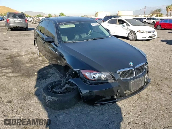 2007 BMW 3 Series 328i with VIN WBAVC53537FZ74075, listed as a Copart auction lot 52943835 with 107,117 mi miles and Salvage Title. Bid and sale history available at carsss.com. Image 11.
