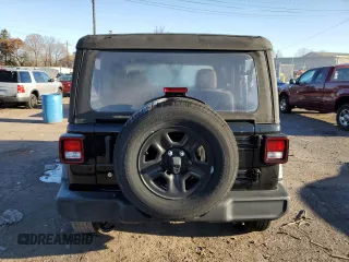 2021 Jeep Wrangler Sport S with VIN 1C4GJXANXMW638080, listed as a Copart auction lot 82543314 with 49,003 mi miles and Salvage Title. Bid and sale history available at DreamBid. Image 6.