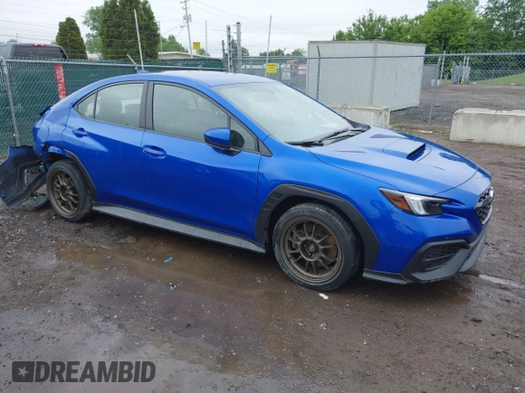 2023 Subaru WRX with VIN JF1VBAA60P9805839, listed as a IAAI auction lot 42365873 with 22,292 mi miles and . Bid and sale history available at DreamBid. Image 1.
