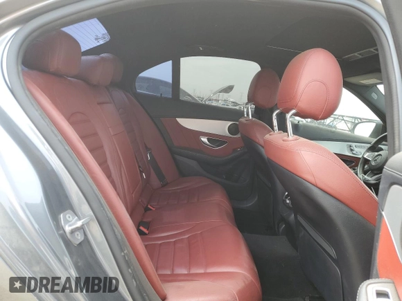 2018 Mercedes-Benz C 43 AMG z VIN 55SWF6EB6JU278330, wystawiony jako Copart lot #54713915 z przebiegiem 62 836 mil mil oraz Szkoda całkowita • Salvage title. Historia ofert i sprzedaży dostępna na DreamBid. Obrazek 10.