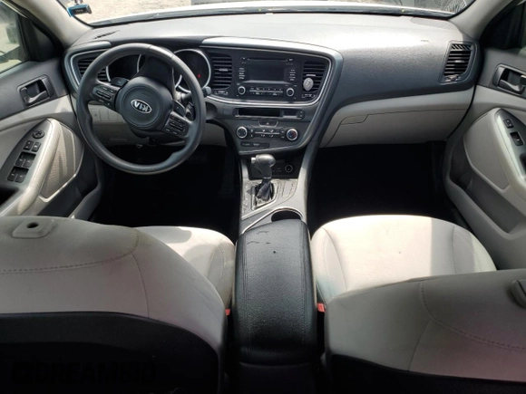 2015 Kia Optima LX with VIN KNAGM4A70F5660912, listed as a Copart auction lot 60232795 with 113,876 mi miles and Salvage title. Bid and sale history available at DreamBid. Image 8.