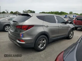 2018 Hyundai Santa Fe 2.4L with VIN 5XYZTDLB9JG563224, listed as a Copart auction lot 58470265 with 133,844 mi miles and Salvage title. Bid and sale history available at DreamBid. Image 3.
