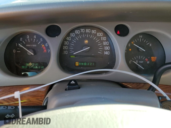 2000 Buick LeSabre Custom with VIN 1G4HP54K3YU103176, listed as a Copart auction lot 46834945 with 269,315 mi miles and Salvage Title. Bid and sale history available at carsss.com. Image 9.