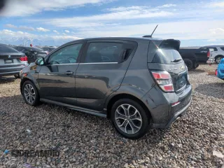 2017 Chevrolet Sonic LT with VIN 1G1JD6SB8H4104808, listed as a Copart auction lot 43740025 with 76,731 mi miles and Salvage Title. Bid and sale history available at carsss.com. Image 2.