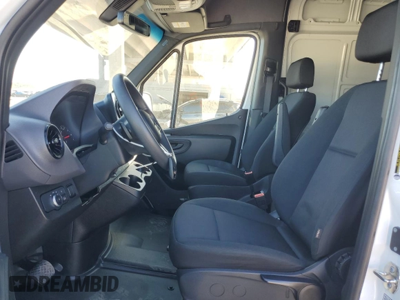 2023 Mercedes-Benz Sprinter Cargo Cargo with VIN W1Y40CHY9PT143367, listed as a Copart auction lot 82400564 with 10,667 mi miles and Salvage Title. Bid and sale history available at carsss.com. Image 7.