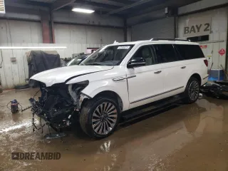 2018 Lincoln Navigator Reserve z VIN 5LMJJ3LT4JEL05314, wystawiony jako Copart lot #47686825 z przebiegiem 70 679 mil mil oraz Szkoda całkowita • Salvage title. Historia ofert i sprzedaży dostępna na DreamBid. Obrazek 1.