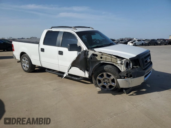 2008 Ford F-150 XL with VIN 1FTRW12W28FB23921, listed as a Copart auction lot 49659415 with 198,041 mi miles and Salvage Title. Bid and sale history available at carsss.com. Image 4.