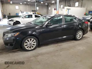 2015 Kia Optima LX with VIN KNAGM4A73F5616886, listed as a Copart auction lot 62610715 with 131,332 mi miles and Clean title. Bid and sale history available at DreamBid. Image 1.