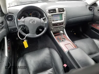 2008 Lexus IS 250 with VIN JTHCK262982027157, listed as a Copart auction lot 51836745 with 153,983 mi miles and Salvage Title. Bid and sale history available at carsss.com. Image 8.