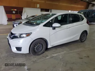 2015 Honda Fit LX with VIN 3HGGK5H55FM773379, listed as a Copart auction lot 64113335 with 157,998 mi miles and Salvage title. Bid and sale history available at DreamBid. Image 1.