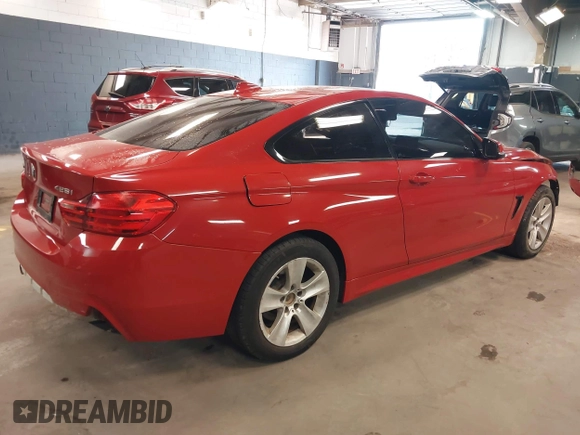 2015 BMW 4 Series 428i xDrive with VIN WBA3N5C50FK197930, listed as a IAAI auction lot 42063189 with 90,206 mi miles and . Bid and sale history available at DreamBid. Image 4.