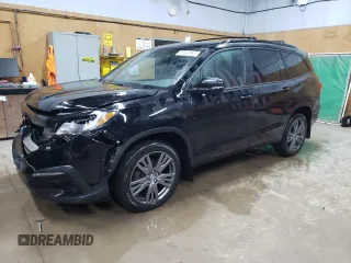 2022 Honda Pilot Sport with VIN 5FNYF6H32NB033030, listed as a Copart auction lot 56844955 with 106,224 mi miles and Clean title. Bid and sale history available at DreamBid. Image 1.
