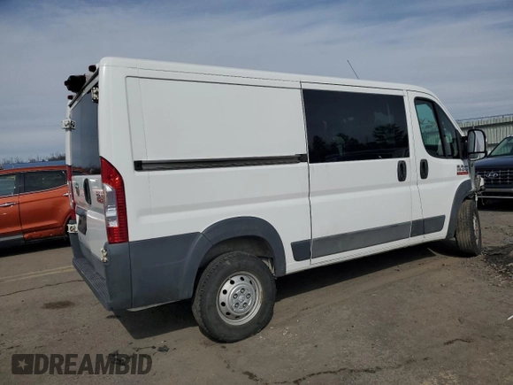 2017 Ram ProMaster Cargo with VIN 3C6TRVAG5HE543608, listed as a Copart auction lot 44298315 with 103,651 mi miles and Salvage Title. Bid and sale history available at DreamBid. Image 3.