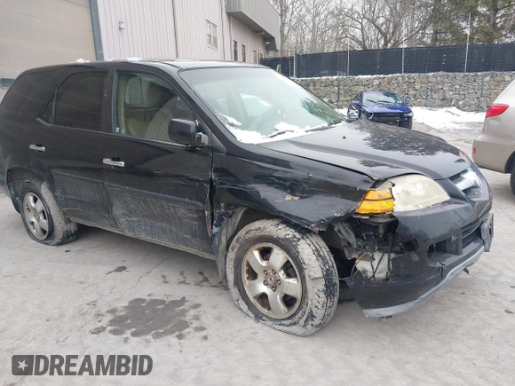 2005 Acura MDX with VIN 2HNYD18225H523777, listed as a IAAI auction lot 41549832 with 204,964 mi miles. Bid and sale history available at carsss.com. Image 1.