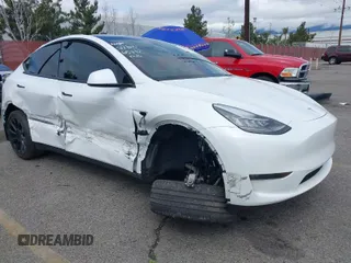 2023 Tesla Model Y Long Range with VIN 7SAYGDEE7PA023295, listed as a IAAI auction lot 41773783 with 28,079 mi miles. Bid and sale history available at carsss.com. Image 1.